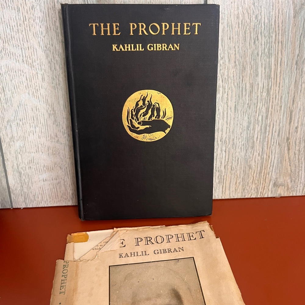 The Prophet Kahlil Gibran 1948 Hardcover Alfred A Knopf Twelve Illustrations